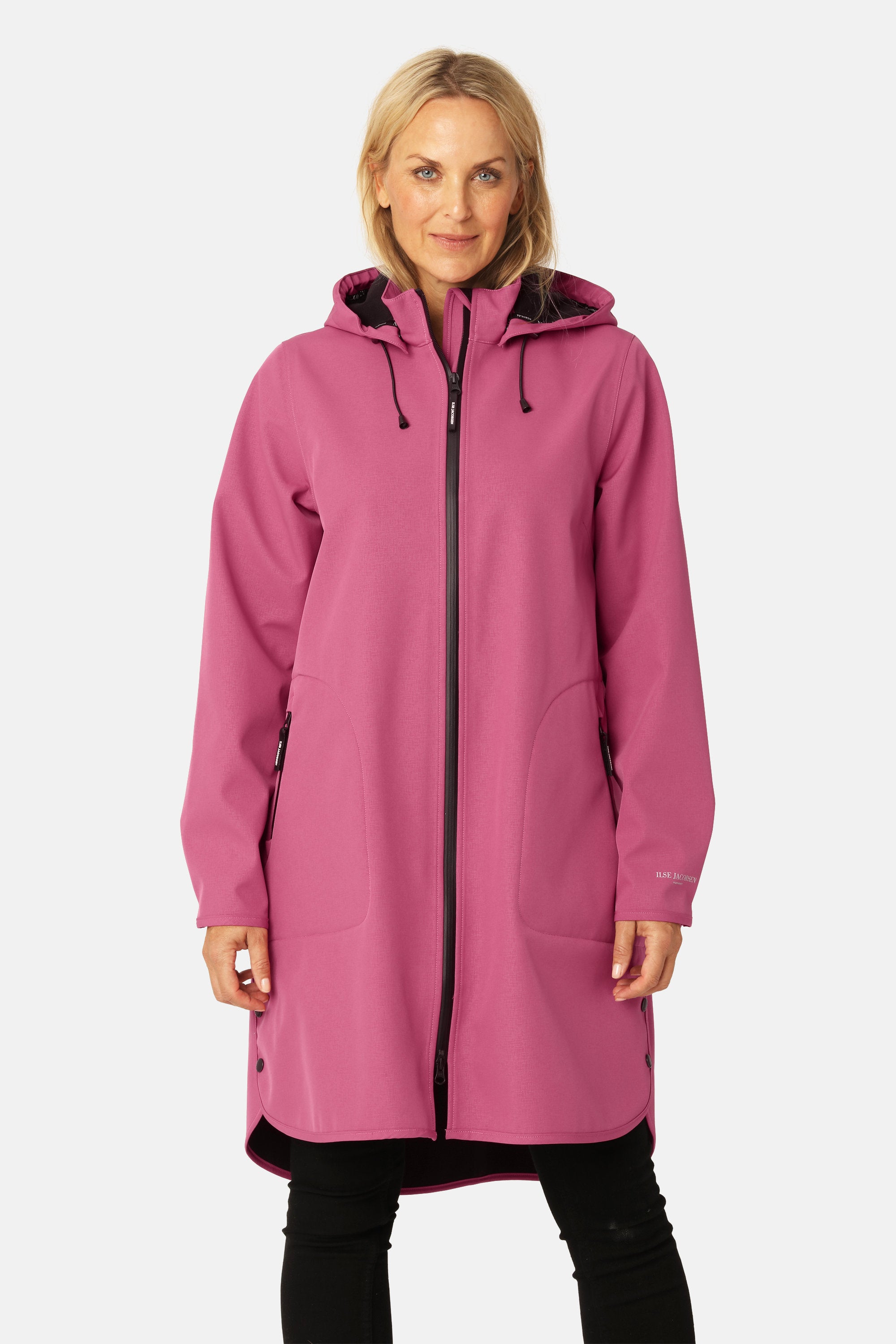 Softshell Raincoat A-line - Magenta Haze
